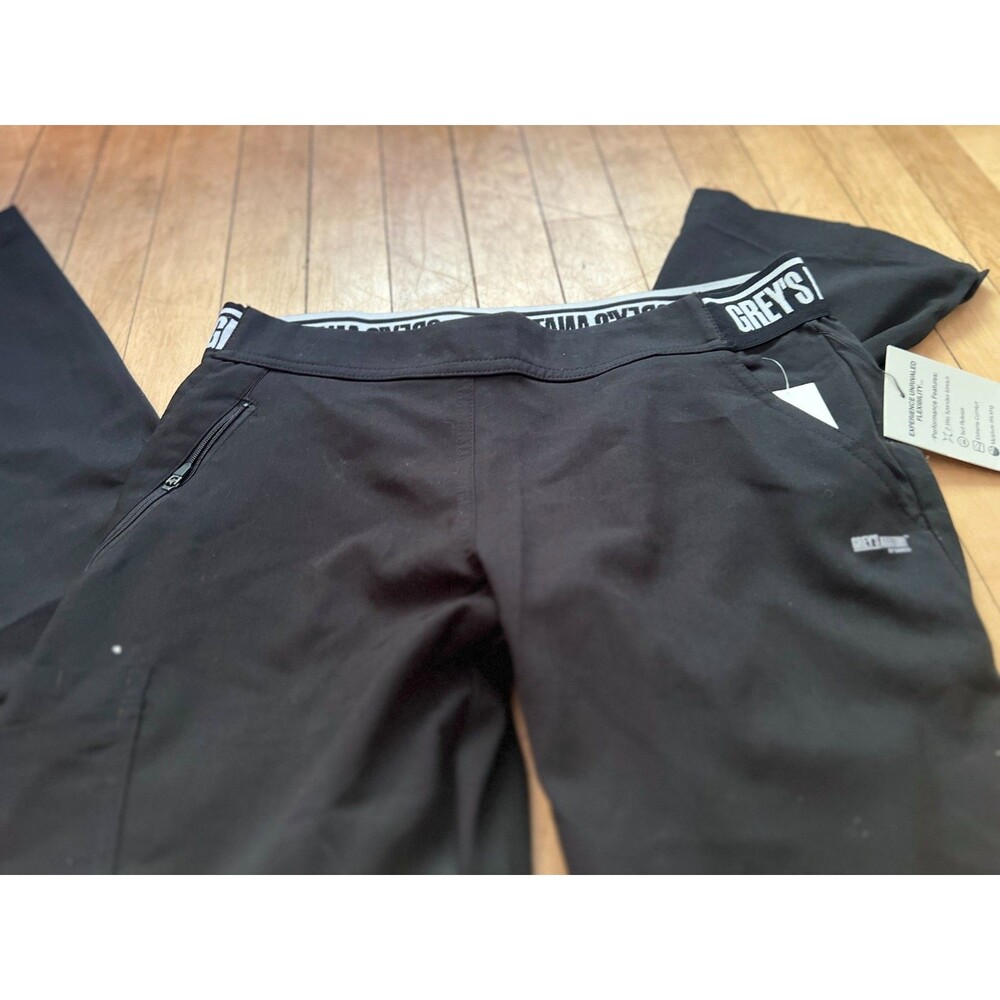 NWT Barco Grey's Anatomy  Scrub Pant - Black GVSP515 Size Small S